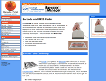 Tablet Screenshot of barcode-portal.net